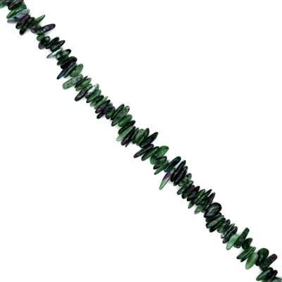 320cts Ruby Zoisite Long Chips Approx 3.5x15.5mm, 38cm