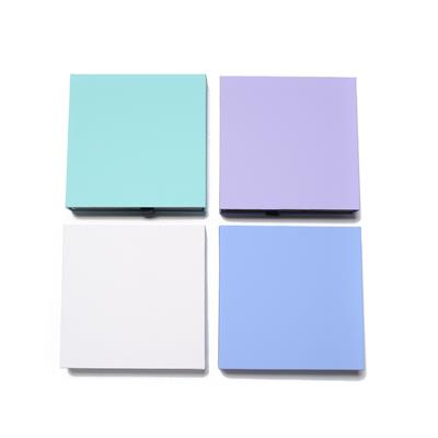 Pack of 4 Jewellery PVC Window Display Boxes with Sleeve (Blue, Turquoise, Pink and Lilac) approx 11cm