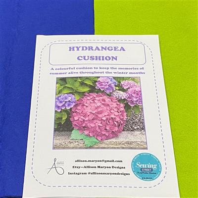 Allison Maryon's Hydrangea Cushion Kit Delphinium Blue