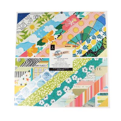 Vicki Boutin - Where To Next -  Designer Papers 12'' x 12'', 48 Sheets, Double Sided