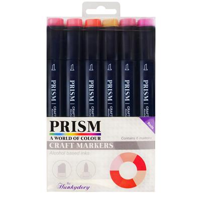 Prism Craft Markers - Reds, Contains 6 Prism Craft Markers in co-ordinating Red Shades