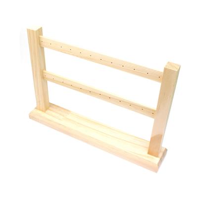 Wooden Earring Display Stand (20pairs), 30x6x21cm (1pc)