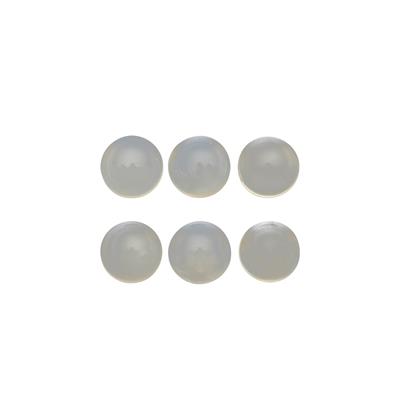 10cts Branca Onyx Approx 8mm Round Pack of 6