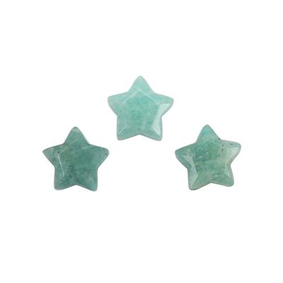 7.12cts Amazonite Approx 8mm Star (Pack of 3)