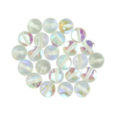 Crystal Mystic Glass Beads, 8mm (25pcs)