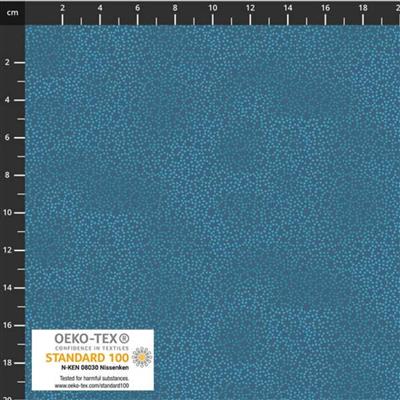 Stof Basic Dots Teal Fabric 0.5m