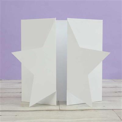 Luxury Shaped Card Blanks & Envelopes - Star Gatefold