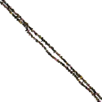 240cts Multi-Colour Tourmaline Small Chips Approx 3x5mm, 60