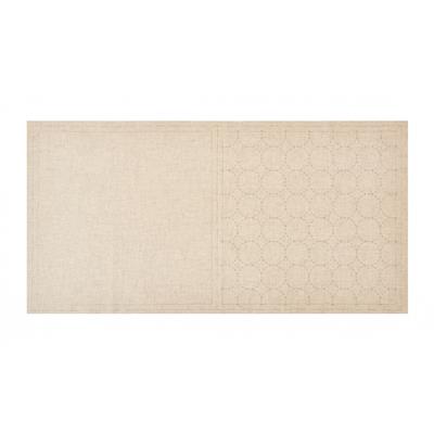 Pre-printed Sashiko Natural Square Panel by Lecien (32 x 32cm)