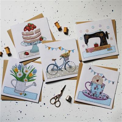 Amber Makes Greetings Cards: Pack of Five Individual Designs with Envelopes
