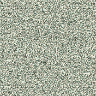 Liberty Arthur's Garden Collection 2 Dots And Dashes Green Fabric 0.5m