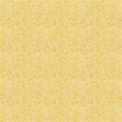 Tim Holtz Eclectic Elements Palette Digital Collection Tiny Print Yellow Fabric 0.5m