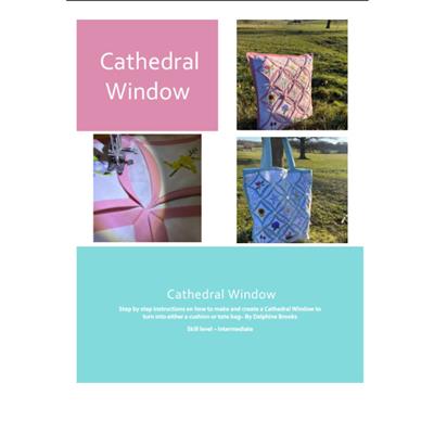 Delphine Brooks' Cathedral Window Cushion & Tote Bag Instructions