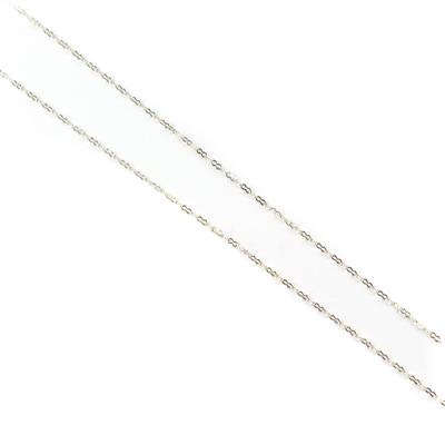 JM Essential 925 Sterling Silver Chain Size 1.85mm, 1 Metre