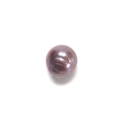 Natural Royal Purple Freshwater Nucleated Pearl Drop, Approx 10mm, 1pcs
