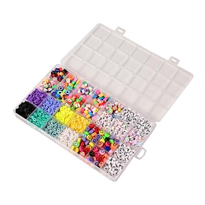Blue, Green & Yellow Tone Heshi’s with Heshi Charms and Letters, 28 compartments With Downloadable Instructions By Linda Brumwell