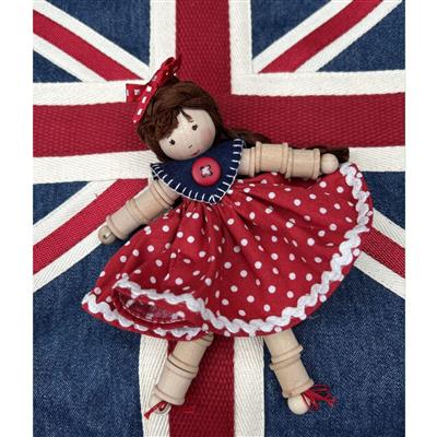 Mandy Shaw New Patriotic Spoolie Doll