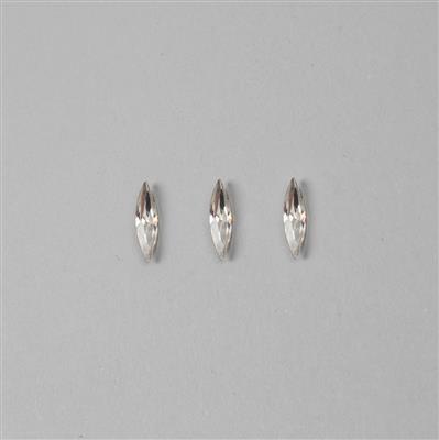 Crystal Swarovski Long Navette 11x3mm 4200 3pk