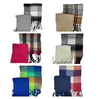Classic Millinery Blanket Scarf Set