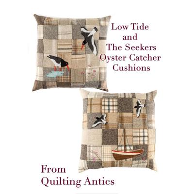 Quilting Antics Oyster Catcher Cushion Pattern Duo