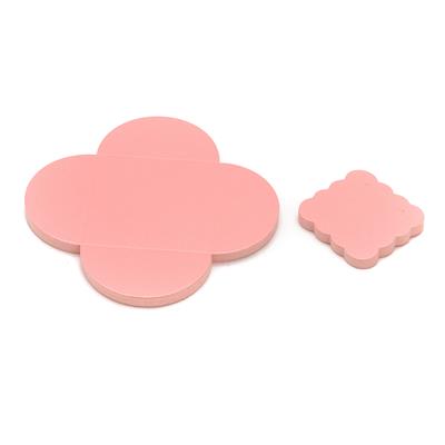 Pink Paper Flower Card Packaging, 20pcs