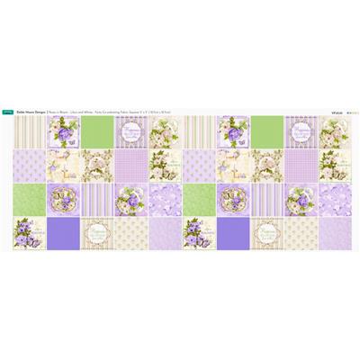Debbi Moore Designs Blues and Whites Roses in Bloom 40 5