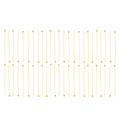 JM Essential Gold Plated 925 Sterling Silver Featherweight Headpins 30mm
