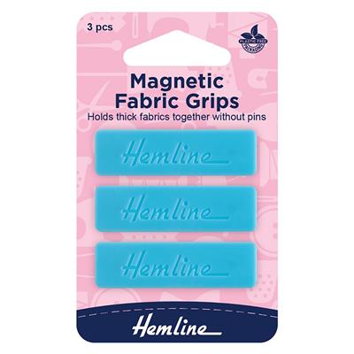 Hemline Magnetic Fabric Grips Pack of 3