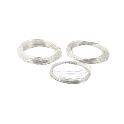 Silver Plated Copper Wire Bundle Approx, (0.4, 0.8, 1mm) Pack of 3