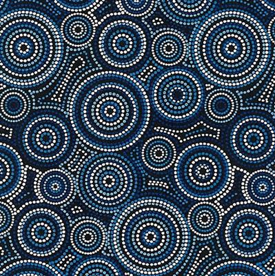 Urite Blue Extra Wide Backing Fabric 0.5m (274cm Width)