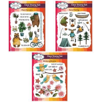 Creative Expressions Stamp sets by Jane's Doodles - set of 3