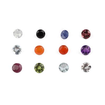 3.46cts Zodiac Birthstone Round Approx 4mm (Pack of 12)