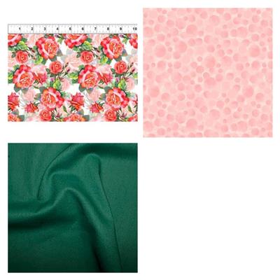Rose Fabric Bundle (1.5m) Half a meter Free
