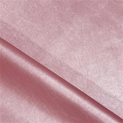 30% Viscose 40% PU Leather 30% Polyester Metallic Pink Fabric 0.5m