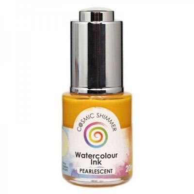 Cosmic Shimmer Pearlescent Watercolour Ink Ray of Sunshine 20ml
