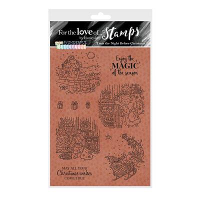 For the Love of Stamps - 'Twas the Night Before Christmas A6 Stamp Set