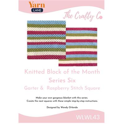 The Crafty Co Knitting Series Six BOM Blanket Instructions