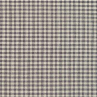 Robert Kaufman Crawford Medium Gingham Grey Fabric 0.5m