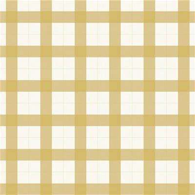 Marcia Cornell Gingham Foundry 2021 Squares Honey Fabric 0.5m