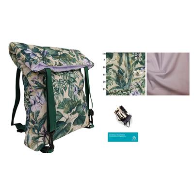 Sew Pretty Sew Mindful Floral Lilac Newbold Rucksack Kit: Instructions & Fabric (2m)