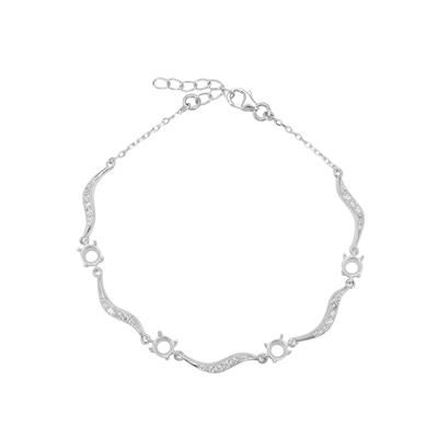 Hayley Kruger Satellite Bracelet  (to fit 5x5 gemstone)