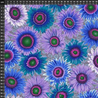 Kaffe Fassett Collective Purple Sun Flower Fabric 0.5m