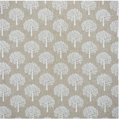 Recycled Crafty Linen Sweet Mulberry Natural Fabric 0.5m