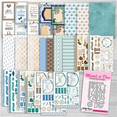 Match It Winter Magic Metal Die and Cardmaking kit with Forever Code