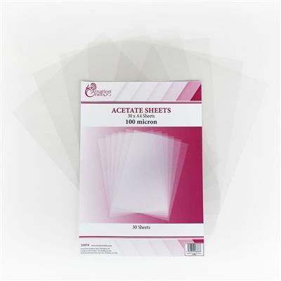 Carnation Crafts Acetate 30 A4 sheets 
