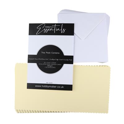 Hot Off The Press Cardmaker's Blank Cards and Envelopes (Set of 10)
