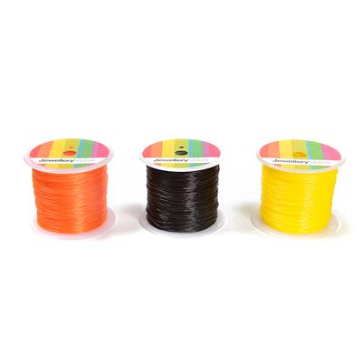 1.0mm Stretch Cord Bundle, 300m (100m Per Colour)  - Yellow, Orange and Coffee