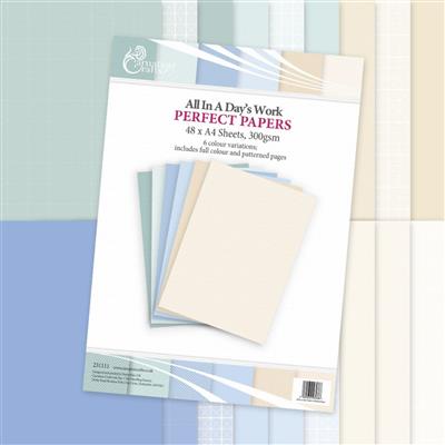 Carnation Crafts All In A Day's Work A4 Perfect Papers 300gsm 48 sheets