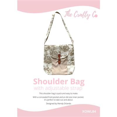 The Crafty Co Satchel Shoulder Bag with Adjustable Strap Instructions