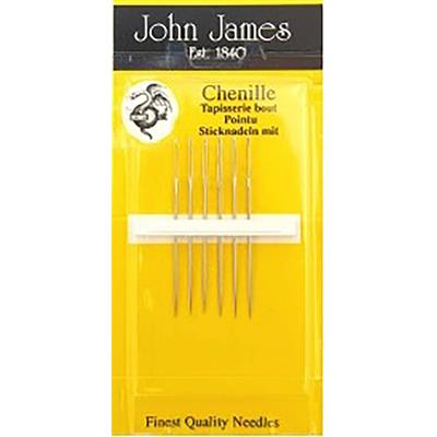 John James Pack of 6 Chenille Needles Size 18/24
